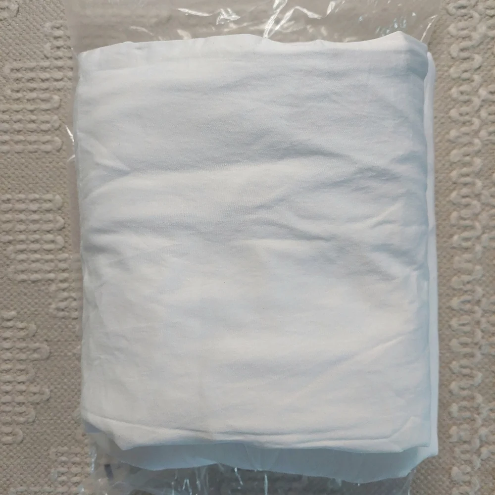 Quince 100% Organic Cotton Sateen White Duvet & Shams! King/ Cal King (760)